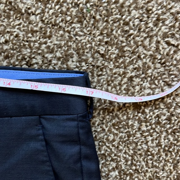 Peter Manning wool dress trousers navy blue-gray size 33x 27 (act 34 x27) - Picture 6 of 9